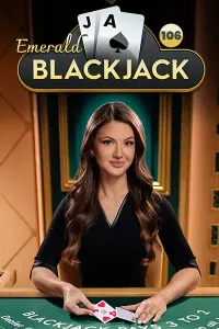 emerald blackjack 15 game logo